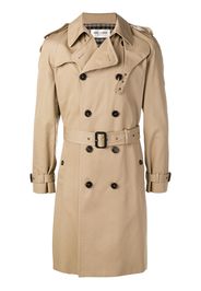 Saint Laurent belted trench coat - Brown