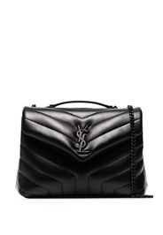 Saint Laurent small Loulou quilted shoulder bag - Black