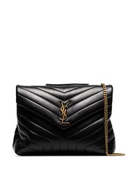 Saint Laurent medium Loulou quilted shoulder bag - Black