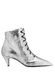 Saint Laurent Kiki boots - Silver