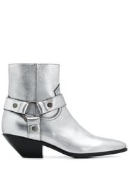 Saint Laurent West Harness boots - Silver