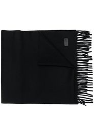 Saint Laurent fringed scarf - Black