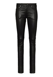 leather skinny trousers