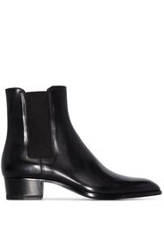 black Wyatt 40 leather boots