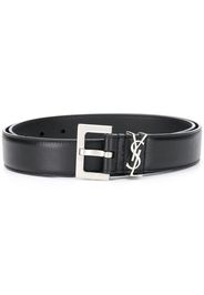 logo plaque belt