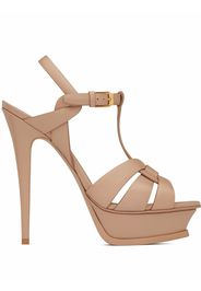 Saint Laurent platform Tribute sandals - Neutrals