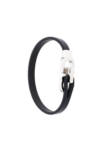 Salvatore Ferragamo double Gancio bracelet - Black