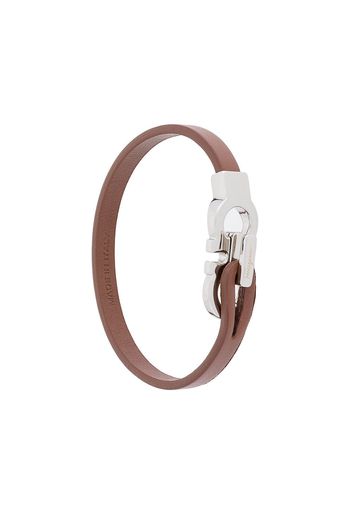 Salvatore Ferragamo double Gancio bracelet - Brown