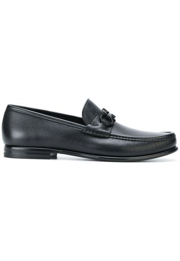 Salvatore Ferragamo Gancini horsebit loafers - Black