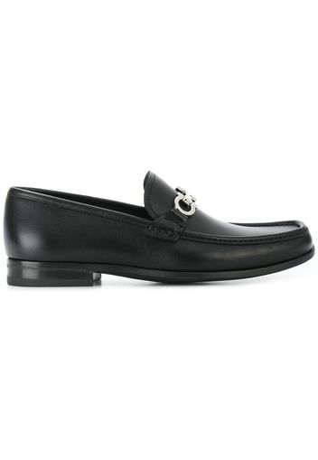 Salvatore Ferragamo Gancini Reversible Bit Moccasin loafers - Black