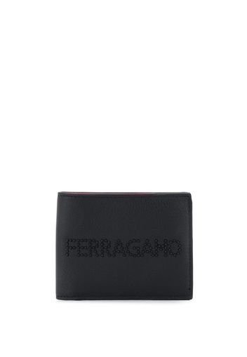 studded logo bifold wallet