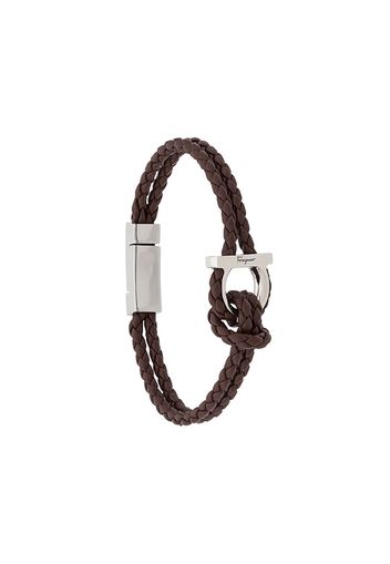 Salvatore Ferragamo Gancini bracelet - Brown