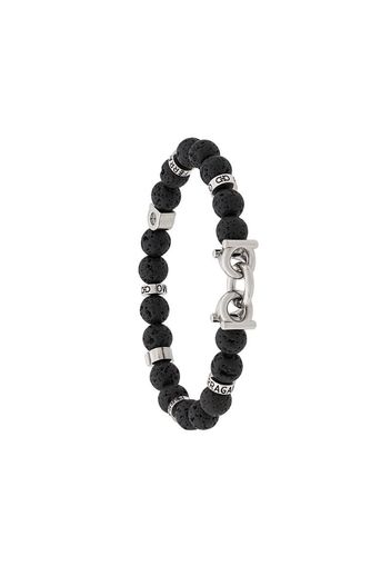 lava stone bead Gancini bracelet