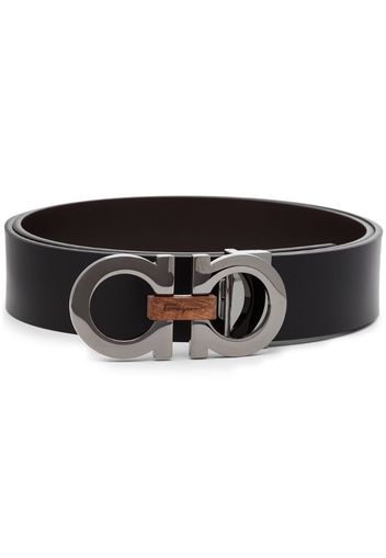 Gancini reversible leather belt