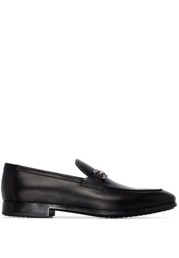 black Ree leather loafers