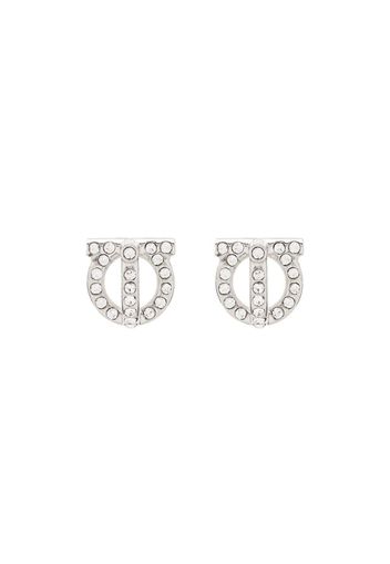 Gancini crystal earrings