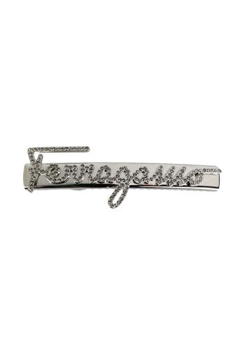 crystal-embellished tie slide