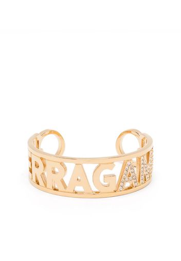 Ferragamo rhinestone-embellished cuff bracelet