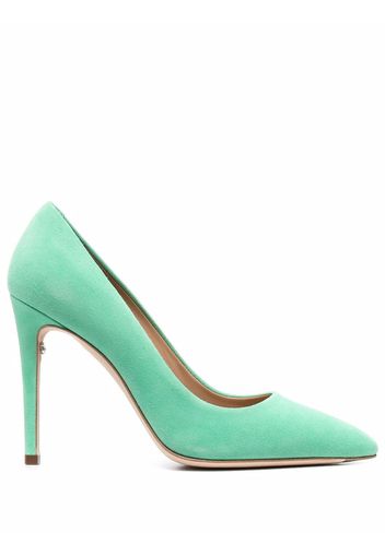 Salvatore Ferragamo Ilary X5 105mm suede pumps - Green