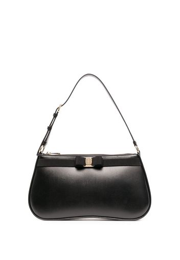 Salvatore Ferragamo Viva Bow mini shoulder bag - Black