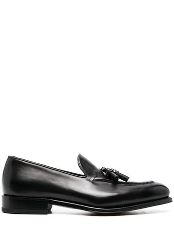 Salvatore Ferragamo almond-toe tassel loafers - Black