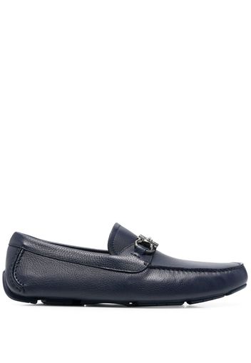 Salvatore Ferragamo Gancini-buckle loafers - Blue