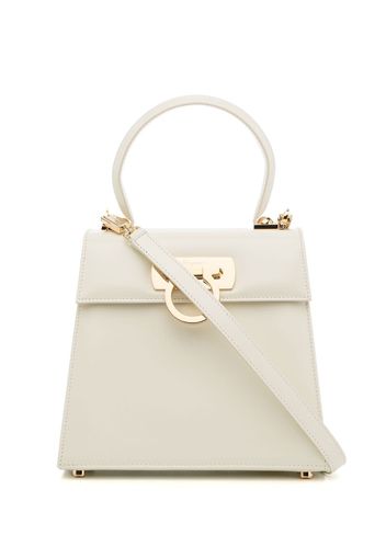 Salvatore Ferragamo small Iconic top handle bag - White