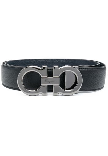 Salvatore Ferragamo logo buckle belt - Black