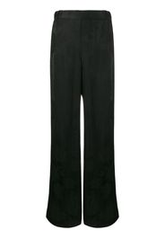 tonal floral high-rise trousers