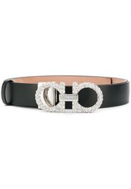 Salvatore Ferragamo embellished Gancini belt - Black