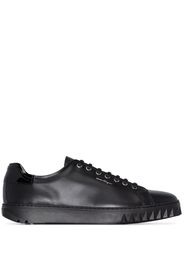 black Cube leather sneakers