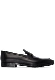 black Ree leather loafers