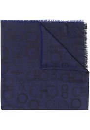 jacquard Gancini pattern scarf