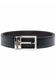 Salvatore Ferragamo rectangle buckle reversible belt - Black