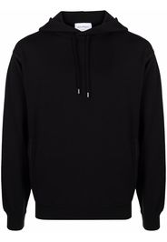 Salvatore Ferragamo long-sleeved cotton hoodie - Black