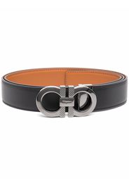 Salvatore Ferragamo reversible Gancini belt - Black