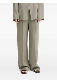 SAMSOE SAMSOE pleated wide-leg trousers - Green