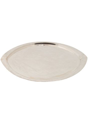 silver oval tray