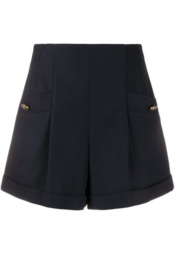 pleated shorts