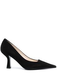 SANDRO pointed-toe 90mm suede pumps - Black