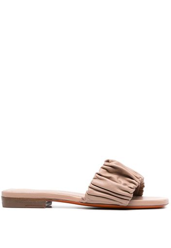 Santoni leather sandals - PINK