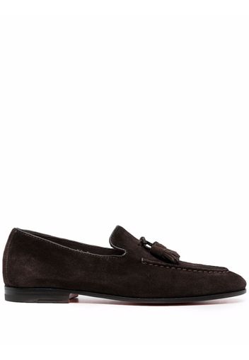 Santoni tassel-front loafers - Brown