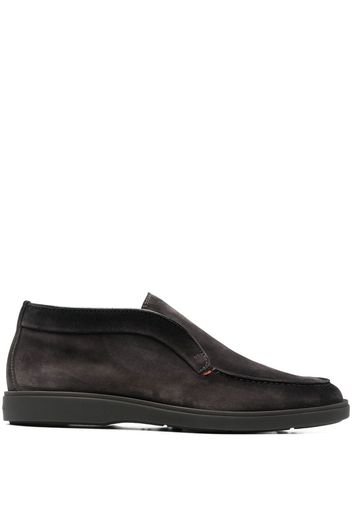 Santoni slip-on suede boots - Grey