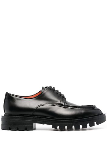 SANTONI 35mm leather Oxford shoes - Black