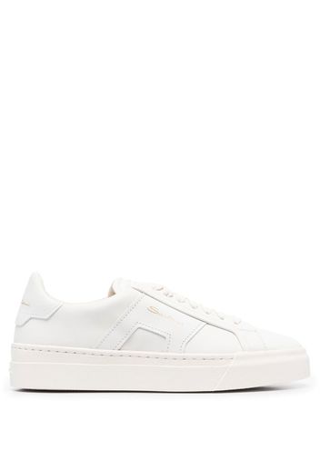 Santoni lace-up low-top sneakers - White