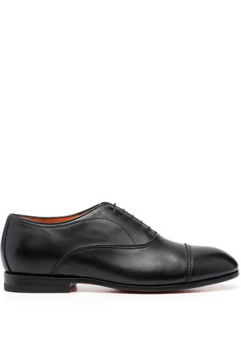 Santoni lace-up Oxford shoes - Black