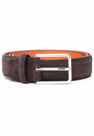 Santoni classic buckle belt - Brown