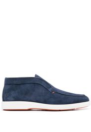 Santoni Dragon suede shoes - Blue