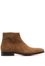 Santoni Perdei side-zip fastening boots - Brown