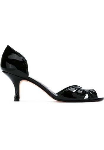 Sarah Chofakian patent leather pumps - Black